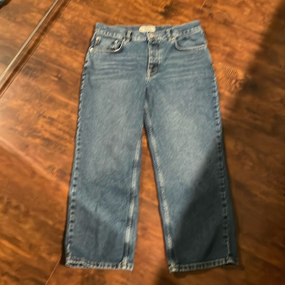Free the People denim jeans. Slightly used size 30 inseam 25”